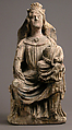 Virgin and Child, Limestone with traces of polychromy, French or German