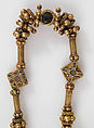 Necklace, Gold, enamel, and semi-precious stones., Byzantine