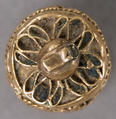 Reliquary Finial, Cloisonné enamel, gold, Byzantine