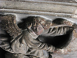Corbel, Limestone, with traces of polychromy and gilding, French