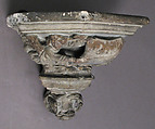 Corbel, Limestone, with traces of polychromy and gilding, French