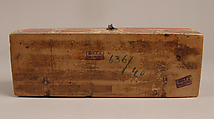 Painted Box for Game Pieces, Wood, polychromy and metal mounts, German