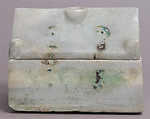 Reliquary Casket, Marble with traces of paint in modern incised decoration, Byzantine