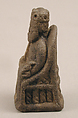 Game Piece in the Form of an Enthroned King, Probably fine pumice stone, North German