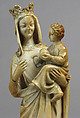 Virgin and Child, Elephant ivory, European (Medieval style)