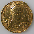 Solidus of Constantius II (Sole Emperor, 353–361), Gold, Byzantine