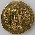 Solidus of Phocas ( r. 602–10), Gold, Byzantine