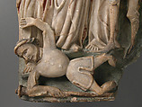 The Betrayal of Christ, Alabaster with paint and gilding, British