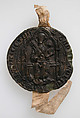 Seal Impression, Saint Peter, Black wax, Netherlandish or South Lowlands (?)