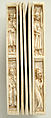 Booklet with Scenes of the Passion, Elephant ivory, polychromy, and gilding, North French (carving); Upper Rhenish (painting)