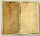 Booklet with Scenes of the Passion, Elephant ivory, polychromy, and gilding, North French (carving); Upper Rhenish (painting)