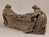 Two Angels Holding a Shroud, Wood, German