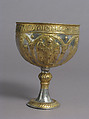 The Attarouthi Treasure - Chalice, Silver and gilded silver, Byzantine