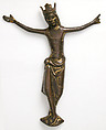 Crucified Christ, Copper alloy, gilding, French