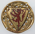 Armorial Roundel, Champlevé enamel and gilded copper, French