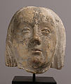 Head of a Woman, Limestone with traces of polychromy, French