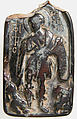 Two-Sided Pendant with the Archangel Michael and Daniel in the Lion’s Den, Serpentine, Byzantine