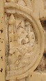 Double-Sided Ivory Liturgical Comb with Scenes of Henry II and Thomas Becket, Elephant ivory, British