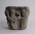 Capital with Christ Giving the Keys to Saint Peter, Limestone (?), Southwest French