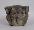 Capital with Christ Giving the Keys to Saint Peter, Limestone (?), Southwest French