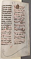 Manuscript Leaf with Initial M, from a Missal, Tempera and gold on parchment, French