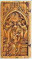 Leaf from a Diptych with the Virgin and Child and Angels, Elephant ivory, North French