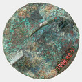Disk Brooch, Millefiore enamel on bronze, Roman