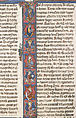Bible, Tempera and gold on parchment; leather binding, French