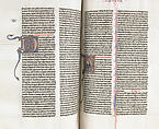 Bible, Tempera and gold on parchment; leather binding, French