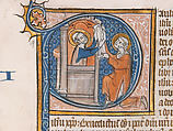 Manuscript Leaf with the Opening of the Epistle of Saint Paul to the Ephesians, from a Bible, Tempera and gold on parchment, French