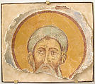 Wall Painting of a Male Saint, Fresco, Byzantine