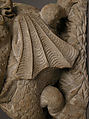 Saint Margaret of Antioch, Alabaster, with traces of gilding, French