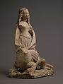 Saint Margaret of Antioch, Alabaster, with traces of gilding, French