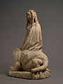 Saint Margaret of Antioch, Alabaster, with traces of gilding, French