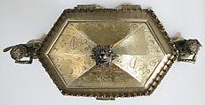Footed Pyx, Silver, silver-gilt with opaque enamel, Spanish (?)