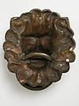 Lion mask door pull, Copper alloy, German