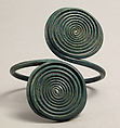 Armband with Spirals, Copper alloy, European Bronze Age