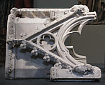 Canopy from the tomb of Philip III (the Bold) of France (1245-1285), Jean d&#39;Arras (French, active 1297–1307), Marble, French