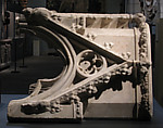 Canopy from the tomb of Philip III (the Bold) of France (1245-1285), Jean d&#39;Arras (French, active 1297–1307), Marble, French