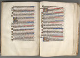 Psalter, Tempera and gold on parchment; leather binding, British