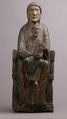 Virgin and Child, Oak, painted and gilded, French