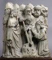 Relief with Scene from the Legend of the True Cross, Marble, South Netherlandish