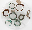 Finger Rings, Copper alloy, iron, Coptic