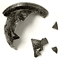 Fragments of a Bowl, Earthenware, glazed, Coptic