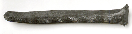 Ladle Handle, Earthenware, slip decoration, Coptic