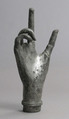 Reliquary, Hand from, Copper, silver-plated, French