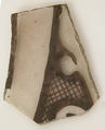 Grisaille Fragment with Plant Motif, Stained Glass, Crusader