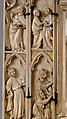 Folding Shrine with Virgin and Child, Elephant ivory with metal mounts, French
