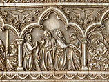 Comb with Scenes from the Life of Christ and the Virgin, Elephant ivory, European (Medieval style)