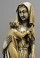 Virgin and Child, Elephant ivory, European (Medieval style)